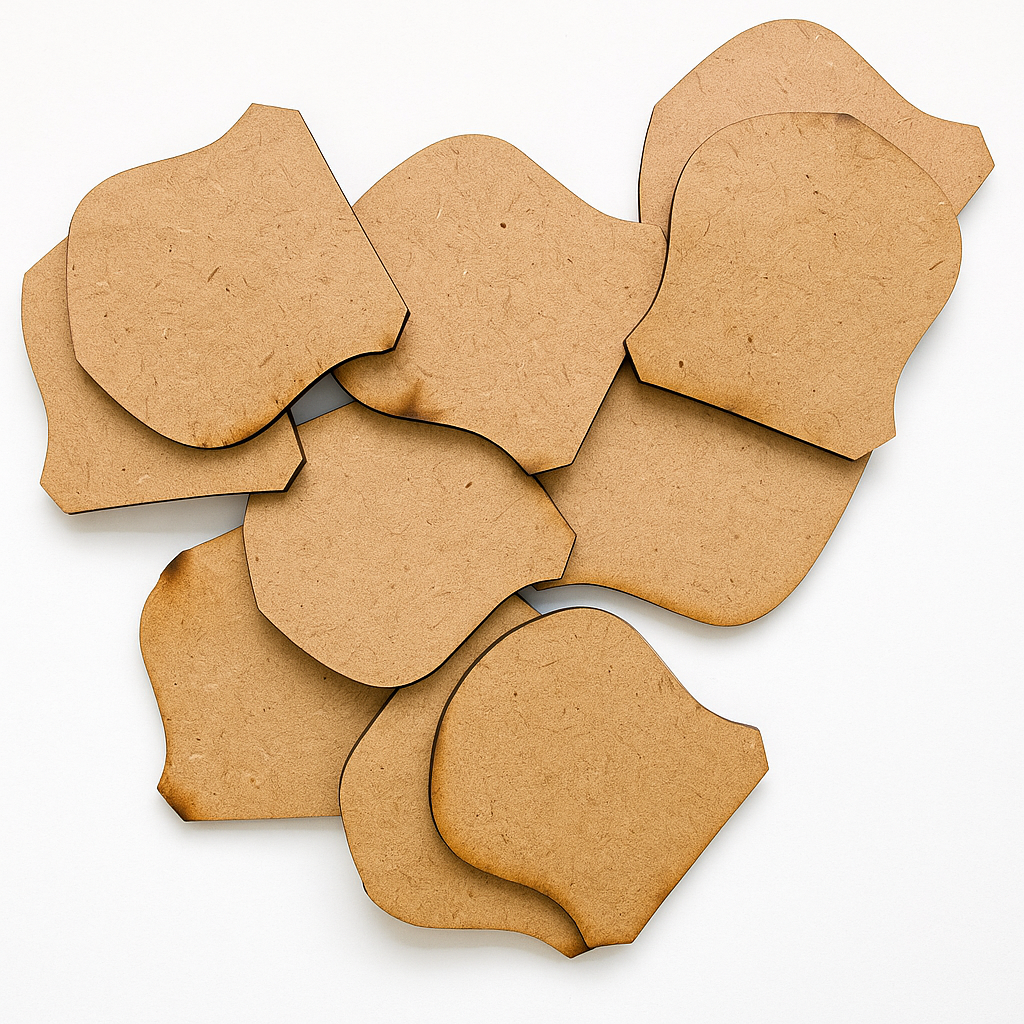 Shield Badges -4cm Set Of 10pc