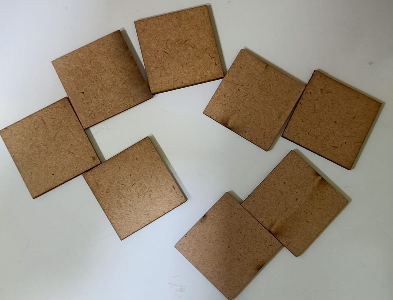 Square MDF Craft Boards -2.7cm 10pc