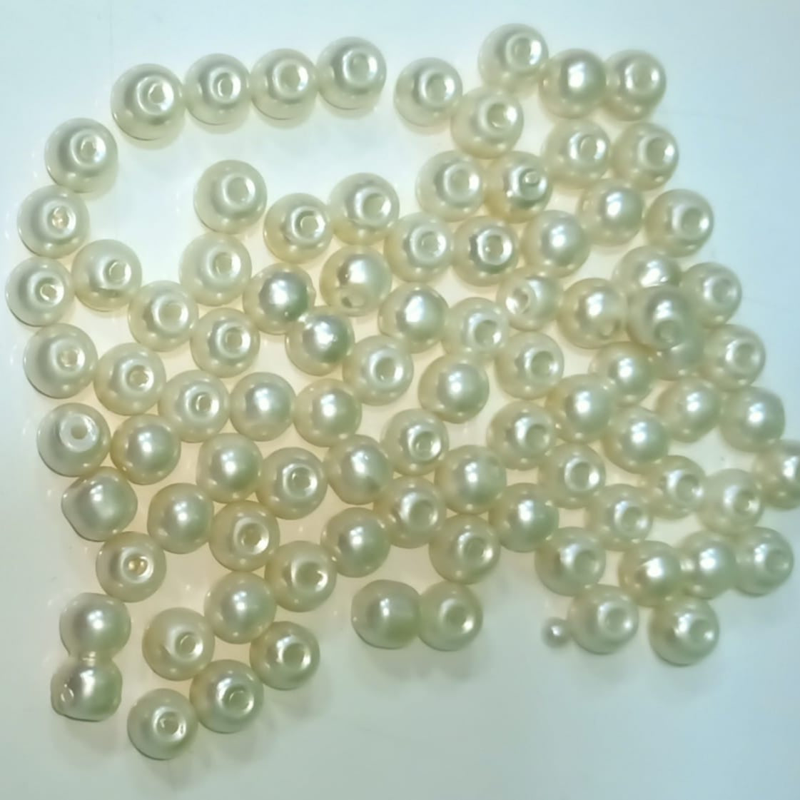Imitation Pearl Beads for Jewelry Making & Craft Supplies set of 100pc