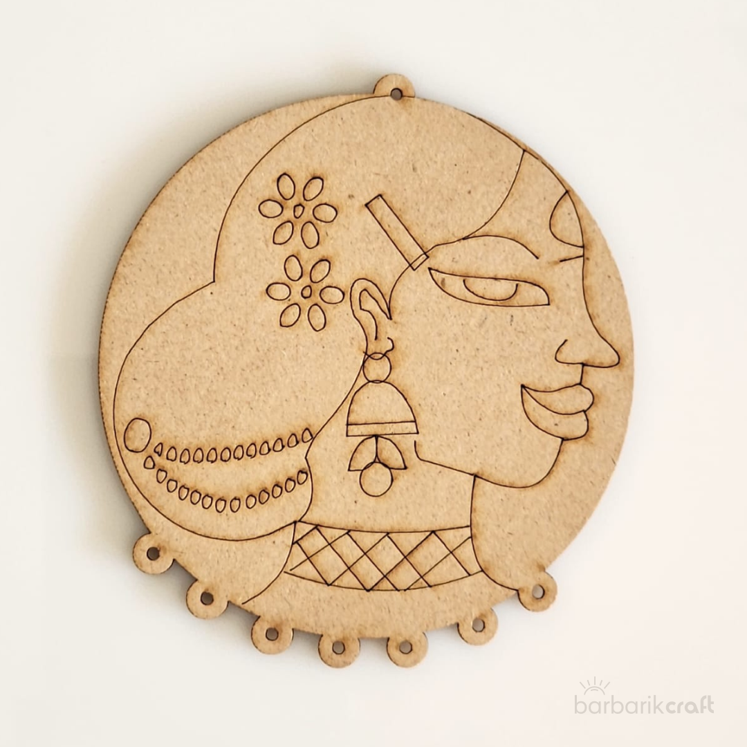 Tribal Woman Face – MDF Laser Cut Shape