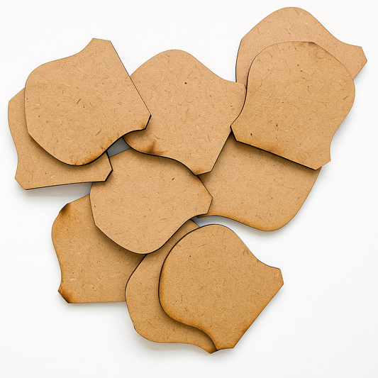 Shield Badges -4cm Set Of 10pc