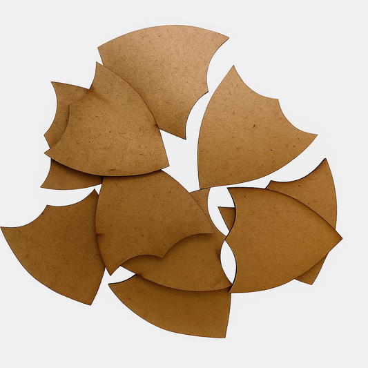 Laser cut shape -4cm Set of 10pic