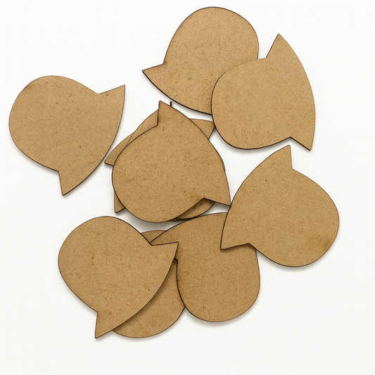 Laser cut shape-4cm set of 10pic