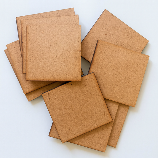 Squere shape small -3.5cm set of 10pic