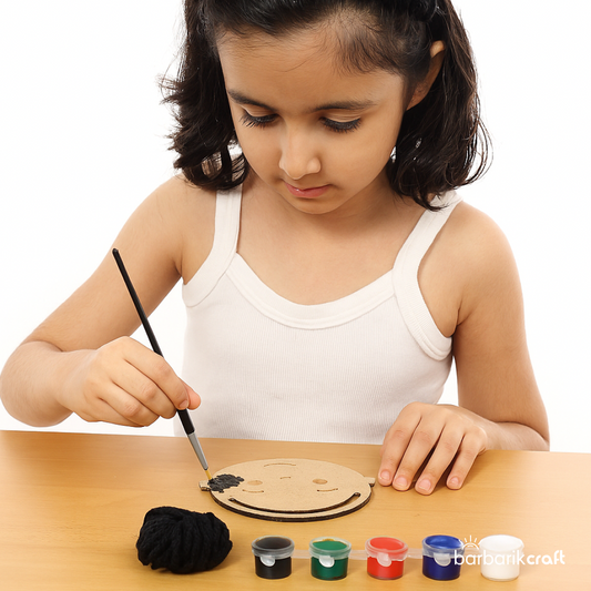 DIY MDF Face Painting Kit – Fun Craft Activity for Kids (Age 4+)