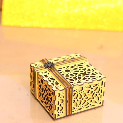 Laser Cut MDF Decorative Gift Box