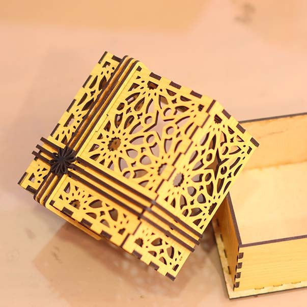 Laser Cut MDF Decorative Gift Box