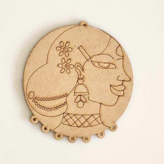 Tribal Woman Face – MDF Laser Cut Shape