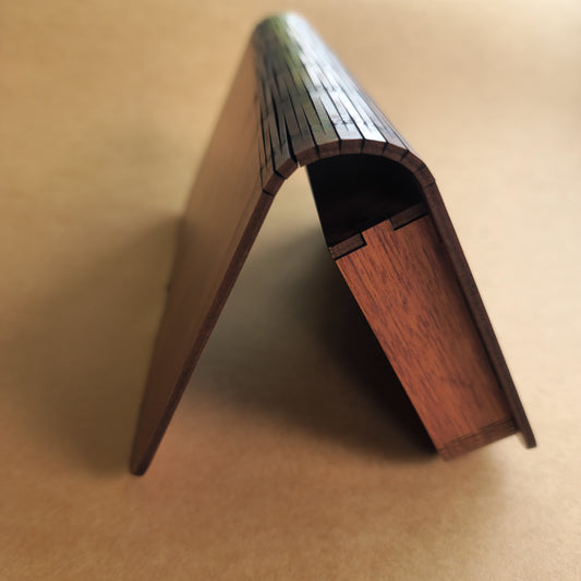 Flexible Bend Wooden Book-Style Box