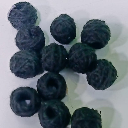 Black Felt Ball For Crafts & Decor set of 20pc