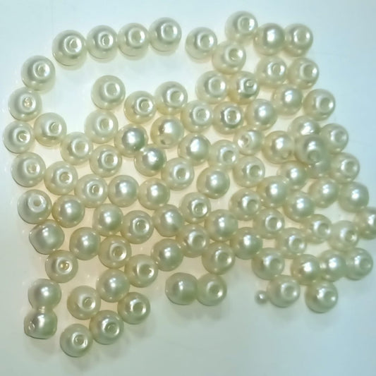 Imitation Pearl Beads for Jewelry Making & Craft Supplies set of 100pc