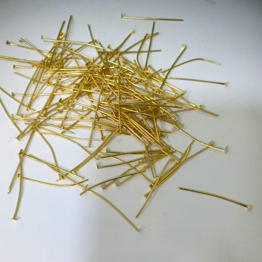 Gold Headpins for Jewelry Making - Various Sizes Available