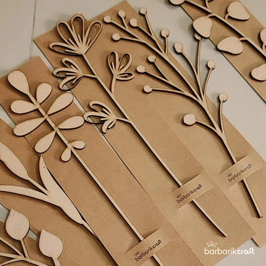 MDF Flower Sticks (Set of 5)